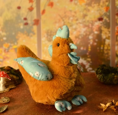 Peluche Jacotte la poule