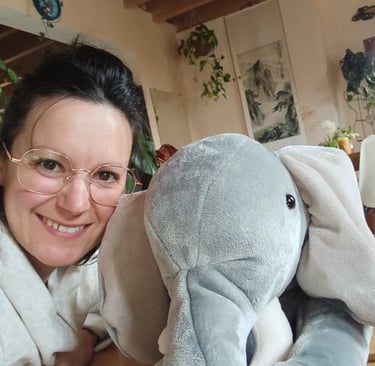 Natacha et Horton, l'éléphant qui se la coule douce !