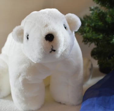 Peluche ourson polaire Patachoux