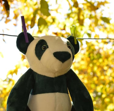sechage peluche air libre