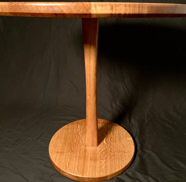 Oak Breakfast Table angle view