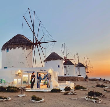 Les moulins de Mykonos