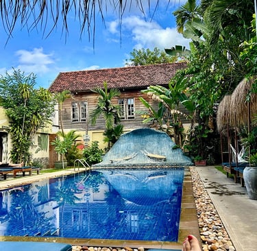 Piscine de l'hotel Babel Siem Reap Guesthouse, Cambodge
