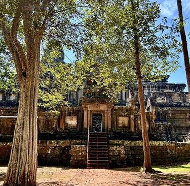 Entrée du temple Ta Keo, SIem Reap, Cambodge