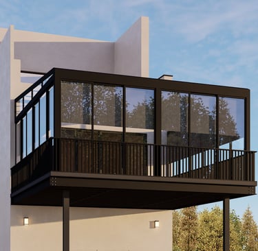 retractable glass pergola