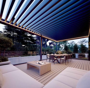 freestanding louvered pergolas for sale