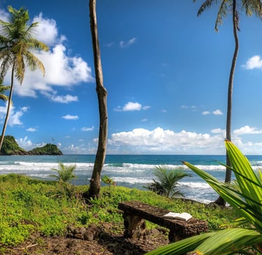 Rosalie Bay Eco Resort & Spa Solar and wind energy, sea turtle conservation, organic gardening