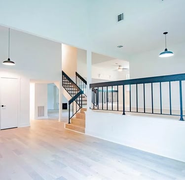 Beautifully remodeled interior of a 60s style home