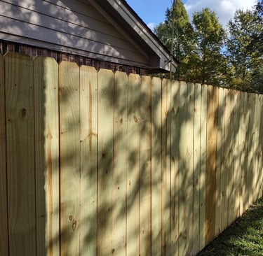 Brand new privacy fence