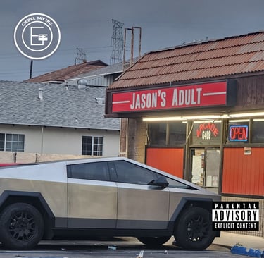 98'Ciebel The Whole Nine Yards EP Art cover Jason's adult convenience store