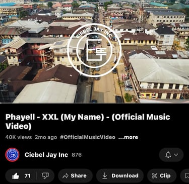 PHAYELL - XXL (MY NAME) OFFICIAL MUSIC VIDEO