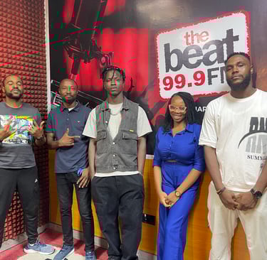 Phayell at Beat 99.9fm PH