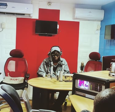 Phayell's Radio Interview at HOT FM in Lagos, Nigeria.