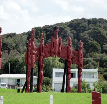 vista do waitangi grounds no  Bay of Islands