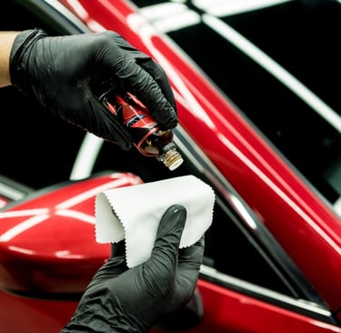 ceramic coating applied to a car