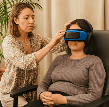 animation séance masque hypnose pour relaxation lors d'évènement