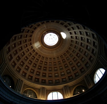 Roma, Vatican City St. Peters Dome sky light Divine Impressions