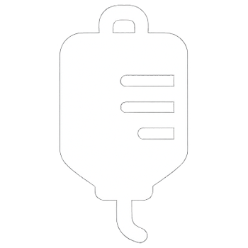 IV therapy icon representing neurologic infusion treatments.