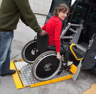 a man in a wheelchair wheel chair in a wheelchair