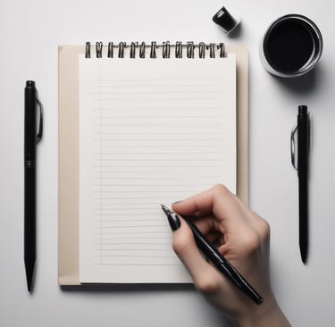 six white sticky notes