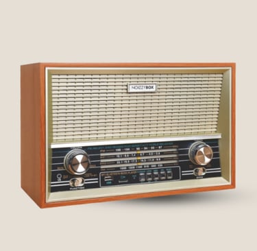 retro speaker for rent prop