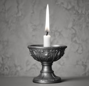 a black and white photo of a statue of a monkey