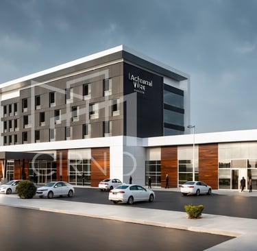 A hotel in Eagle River, Edmonton AB designed by Cirno Design 