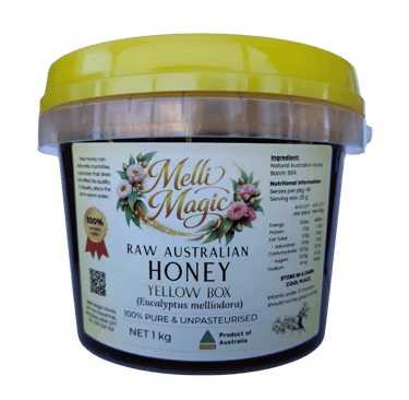 Melli Magic Yellow Box honey 1 kg tub