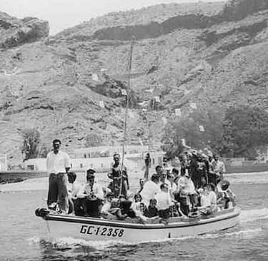 procesion del carmen en mogan 