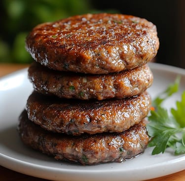 breakfast sausage on a plate