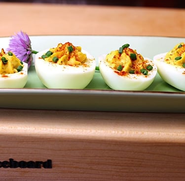deviled eggs on board