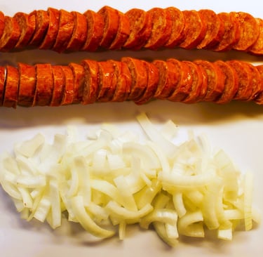 cut kielbasa 