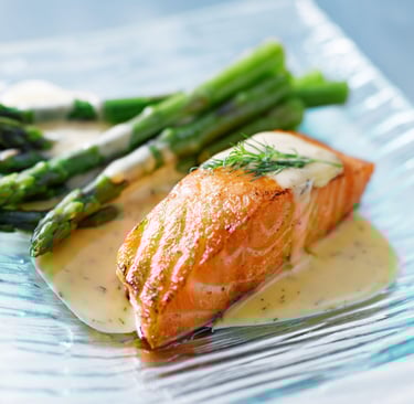 salmon and dill