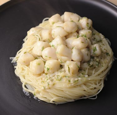 scallops in garlic sauce