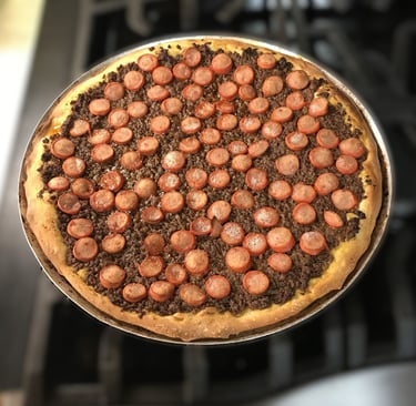 weiner pizza