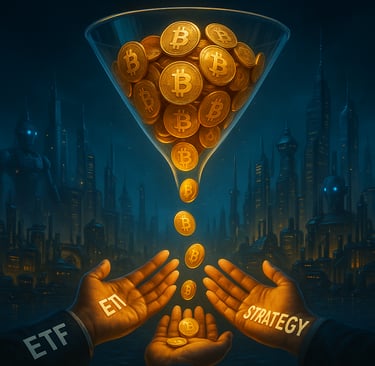 Rareté structurelle du Bitcoin : entonnoir institutionnel, accumulation et raréfaction de l’offre ci