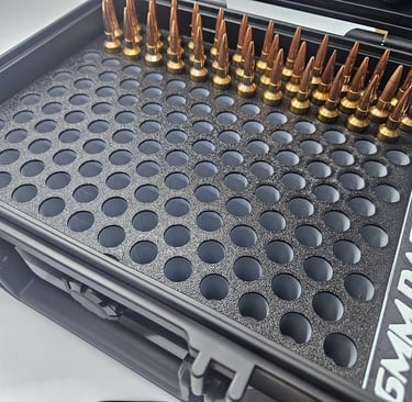 150 Round customized rugged cartridge case
