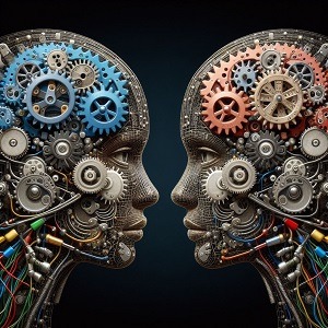 Dos mitades de Cerebro