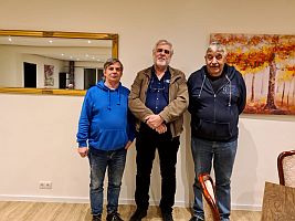 1. Uwe Kryniecki, 2. Frank Fuhrmann, 3. Heinz Quecke