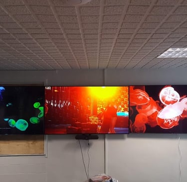 Multi screen video conferencing solution