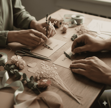 Création d’une déco florale DIY, inspiration pour mariage petit budget créatif