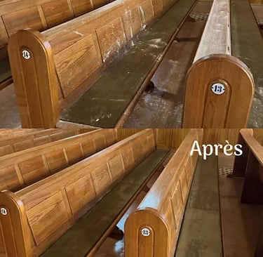 Eglise de Remering après sinistre