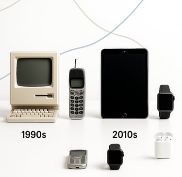 Trending gadgets since 1990s
