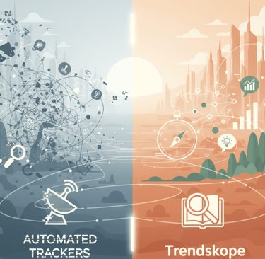 Trendskope is a human-curated alternative to Google Trends