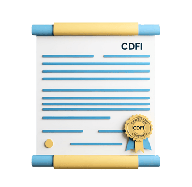 CDFI Certification with CDCG Community Development Consulting Group