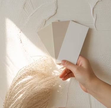 a person holding a white card with a white card