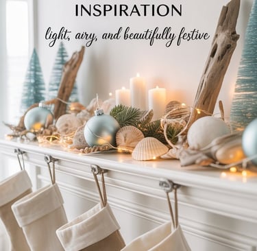 stockings hanging on a mantle mantle with stockings and stockings