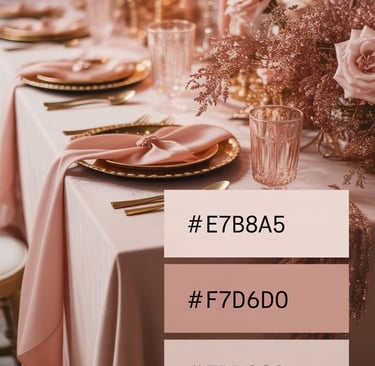 a table setting with candles and candles