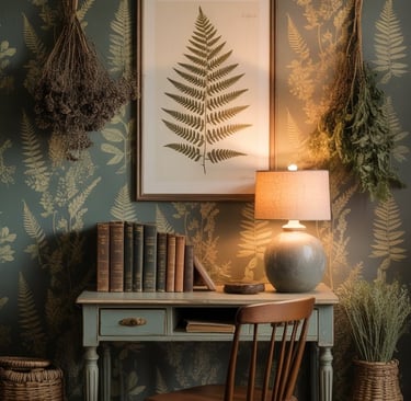 botanical vintage wallpaper 