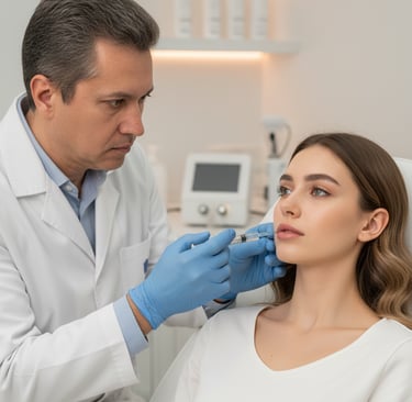 Aumento de labios. Relleno labial